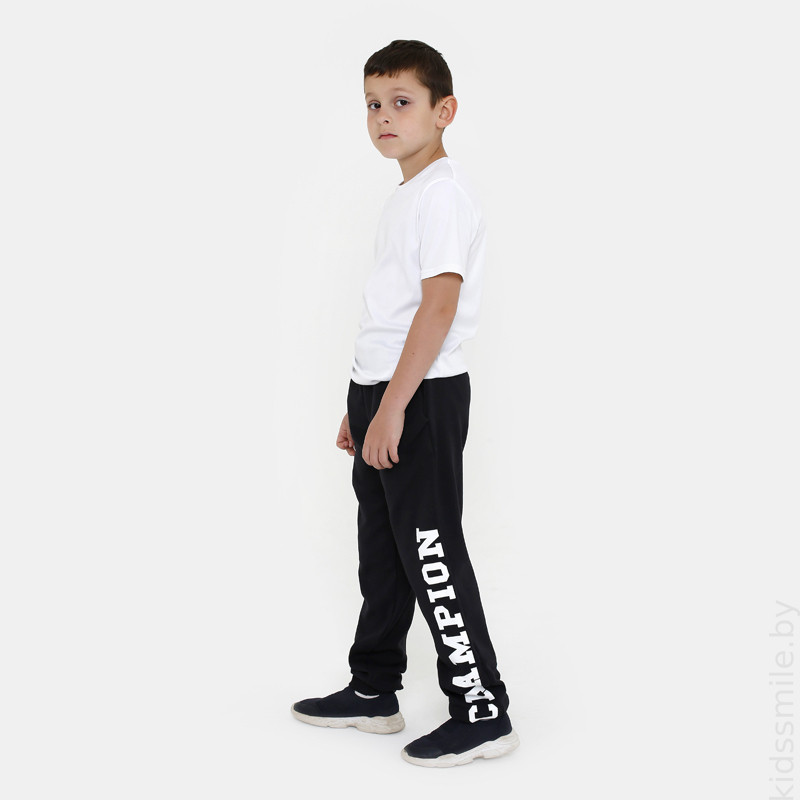 Штаны для мальчика Чемпион, черный , размер 146
