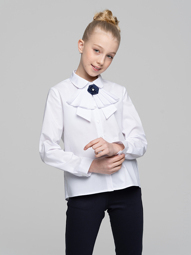 Блузка для девочки с длинным рукавом , арт 1082